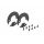 GRAPHITE REAR AERODYNAMIC DISC 1.6MM - LEFT+RIGHT - SET