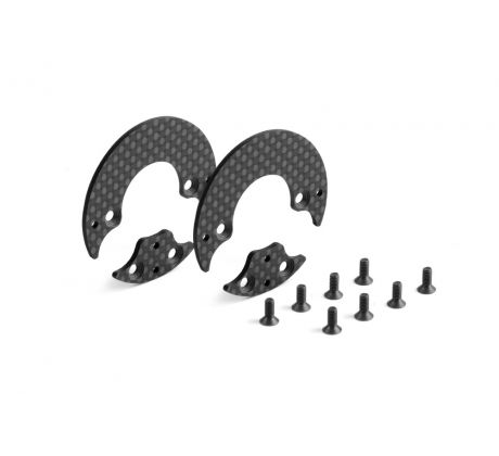 GRAPHITE REAR AERODYNAMIC DISC 1.6MM - LEFT+RIGHT - SET