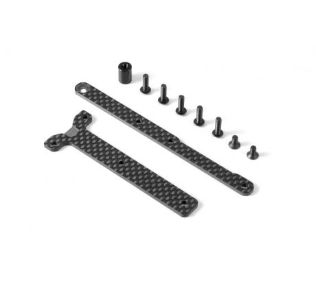 GRAPHITE CHASSIS BRACE UPPER DECK - SADDLE PACK (2)