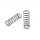 REAR SPRING-SET PROGRESSIVE L=55MM - 2 DOTS (2)