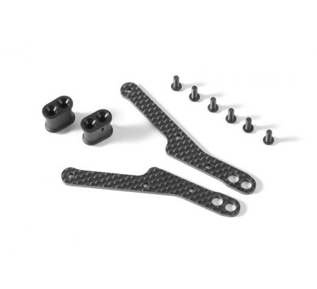 GRAPHITE CHASSIS SIDE GUARD BRACE (2)