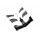 X1 COMPOSITE ADJUSTABLE FRONT WING - BLACK - ETS APPROVED