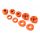LOW FRICTION COMPOSITE BELT PULLEY SET - GRAPHITE