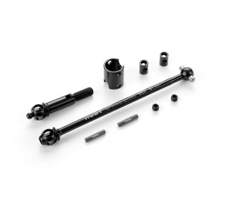 ECS FRONT DRIVE SHAFT 81MM WITH 2.5MM PIN - HUDY SPRING STEEL™ - SET