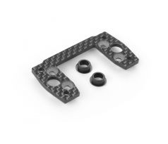 GTX GRAPHITE CENTER MOUNTING PLATE 2.5MM