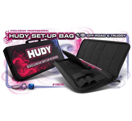 HUDY SET-UP BAG FOR 1/8 OFF-ROAD CARS - EXCLUSIVE EDITION - CUSTOM NAME