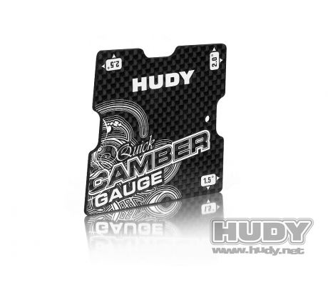 HUDY GRAPHITE QUICK CAMBER GAUGE 1/10 TOURING 1.5°; 2°; 2.5°