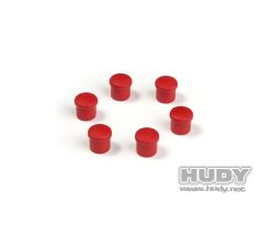 CAP FOR 14MM HANDLE - RED (6)