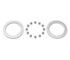 DIFF WASHER+ BALL STEEL 2.4 MM ( 2+12 ) SET