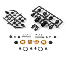 XRAY SHOCK ABSORBER-SET 4-STEP - SHORT - ORANGE (2)