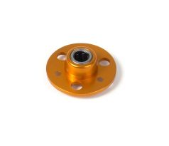 DRIVE FLANGE WITH ONE-WAY BEARING - ALU 7075 T6 - ORANGE