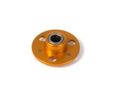 DRIVE FLANGE WITH ONE-WAY BEARING - ALU 7075 T6 - ORANGE