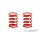 XRAY SPRING-SET D=1.9 (35 LB) LIGHT-RED - HARD - REAR (2)