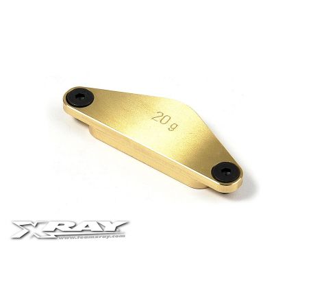 BRASS CHASSIS WEIGHT REAR 20g