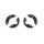 GRAPHITE FRONT AERODYNAMIC DISC 2.2MM - LEFT+RIGHT - SET