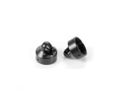 XB8 ALU SHOCK CAP NUT - SWISS 7075 T6 - BLACK COATED (2) --- Replaced with #358055
