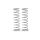 XRAY REAR SPRING SET C=0.50 - GREY (2)