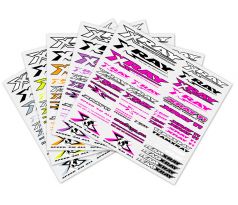XRAY STICKERS FOR BODY - 5 DIFFERENT COLORS