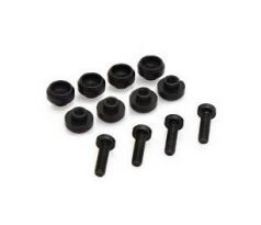 Highest Servo Grommet 4.5mm (8pcs-1set·Black)