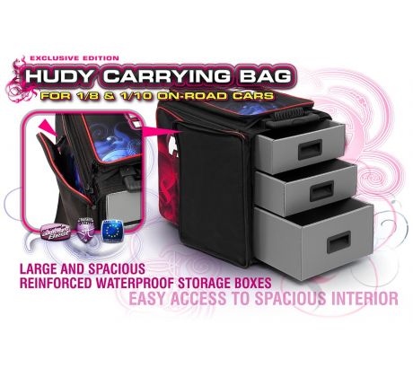 HUDY 1/10 & 1/8 CARRYING BAG + TOOL BAG - EXCLUSIVE EDITION