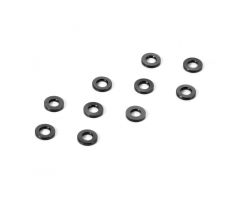 ALU SHIM 3x6x0.5MM - BLACK (10)