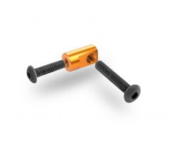 ALU FAN MOUNT - ORANGE --- Replaced with #306410