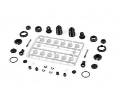 1/10 TOURING ALU SHOCK ABSORBER-SET - BLACK (2)