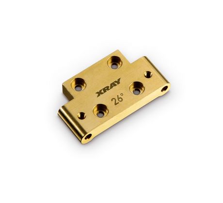 BRASS 46G FRONT LOWER ARM MOUNT 26° KICK-UP
