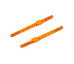 ALU ADJ. TURNBUCKLE M3x51 MM - SWISS 7075 T6 - ORANGE (2) --- Replaced with #372615-K