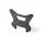 XB8 GRAPHITE REAR SHOCK TOWER - CNC MACHINED