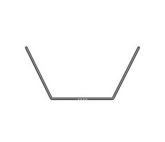 ANTI-ROLL BAR FOR BALL-BEARINGS - REAR 2.4 MM