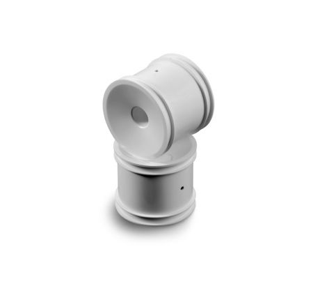 STADIUM TRUCK WHEEL AERODISK WITH 12MM HEX - WHITE (2)