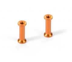 ALU MOUNT 18.0MM - ORANGE (2)