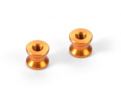 ALU MOUNT 6.0MM - ORANGE (2) --- Replaced with #376366-K