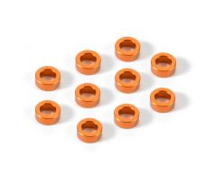 ALU SHIM 3x5x2.0MM - ORANGE (10)