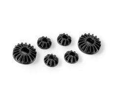 GRAPHITE GEAR DIFF BEVEL & SATELLITE GEARS (2+4) - LOW