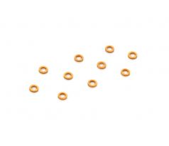 ALU SHIM 3x5x1.0MM - ORANGE (10)