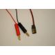 Charging wire 50cm Futaba RX 4mm 22AWG