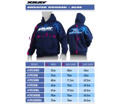 XRAY SWEATER HOODED - BLUE (S)