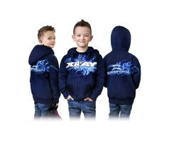 XRAY JUNIOR SWEATER HOODED WITH ZIPPER - BLUE (M)