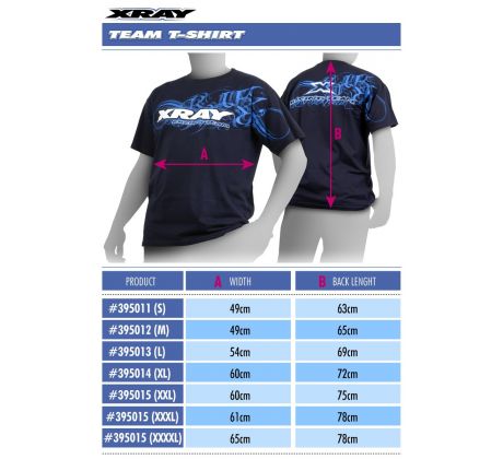 XRAY TEAM T-SHIRT (XXXXL)