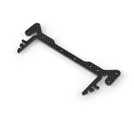 X12'19 REAR BRACE - GRAPHITE 2.5MM