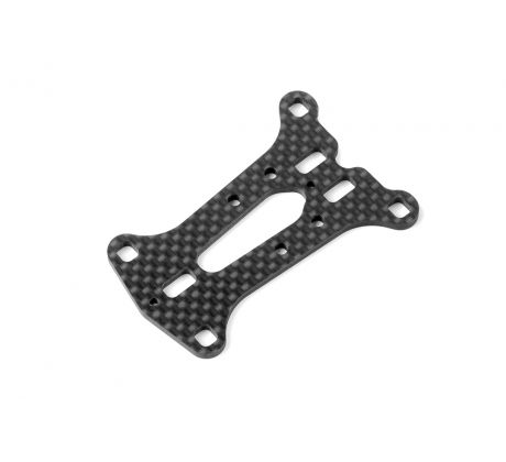 X1'19 GRAPHITE ARM MOUNT PLATE - WIDE TRACK-WIDTH - 2.5MM