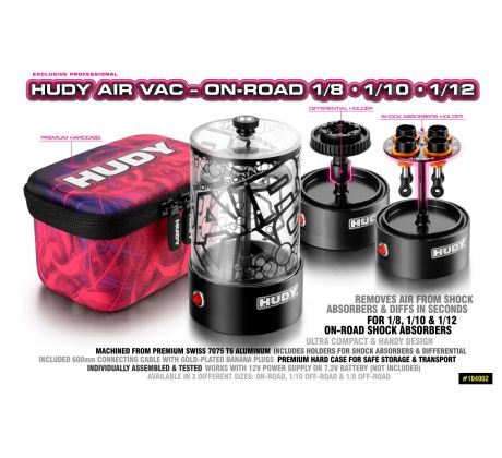 HUDY AIR VAC - VACUUM PUMP - ON-ROAD 1/8, 1/10, 1/12