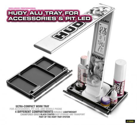 HUDY ALU TRAY FOR ACCESSORIES & PIT LED