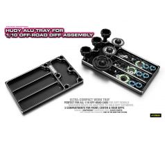 HUDY ALU TRAY FOR 1/10 OFF-ROAD DIFF ASSEMBLY