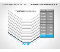 XB8 FRONT ANTI-ROLL BAR 2.8MM