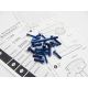 Hiro Seiko M17 Light Weight Screw Set (Dark Blue)