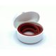 Silicone Tube 0,5m with Transport case (red)