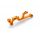 ALU LOWER BULKHEAD FRONT - SWISS 7075 T6 - LEFT